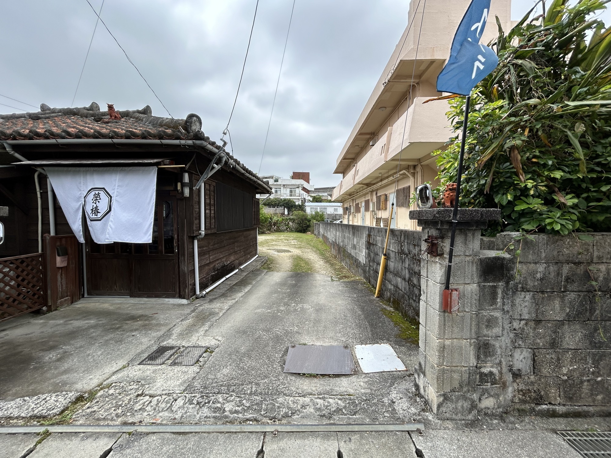 榮椿駐車場へ